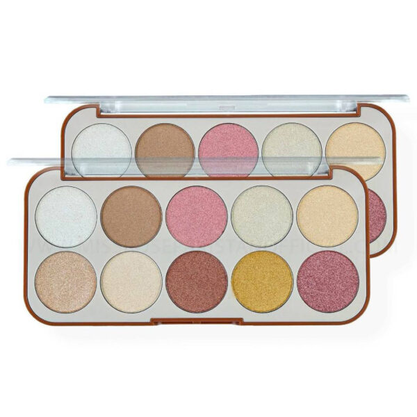 miss rose 10 color highlighter palette