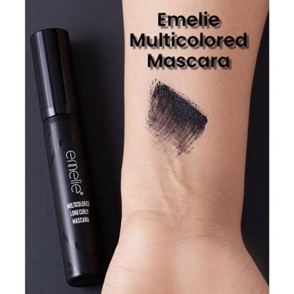 emelie long curly mascara black
