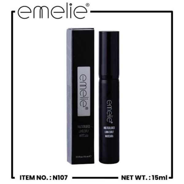 emelie long curly mascara black