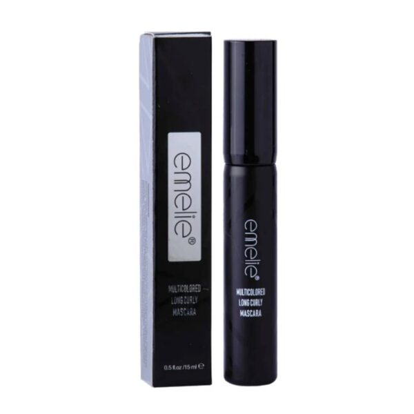 emelie long curly mascara black