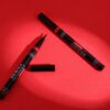 emelie derma 24 hour waterproof matte marker eyeliner pen black