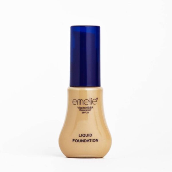 emelie vitamin e and a spf25 waterproof liquid foundation