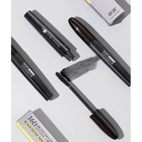 bob 360 dazzling black thick mascara