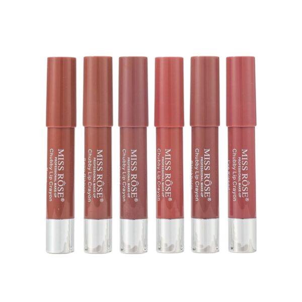 miss rose matte lip batom lip crayon pack of 6