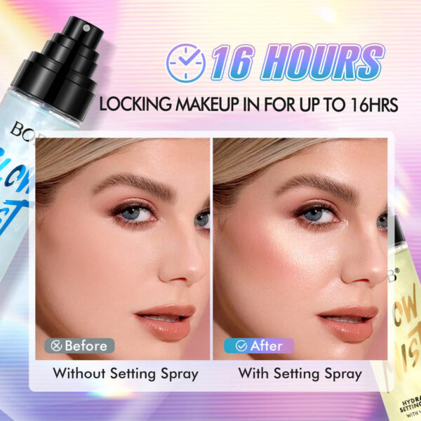 bob glow mist hydrating setting spray makeup setting spray 100ml