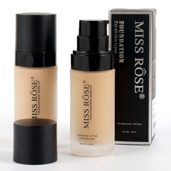 miss rose strong cover oil free foundation 30ml