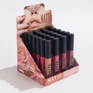 miss rose matte lip gloss 12pcs set