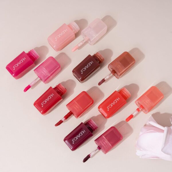 hudamoji shine lipgloss 6pcs set