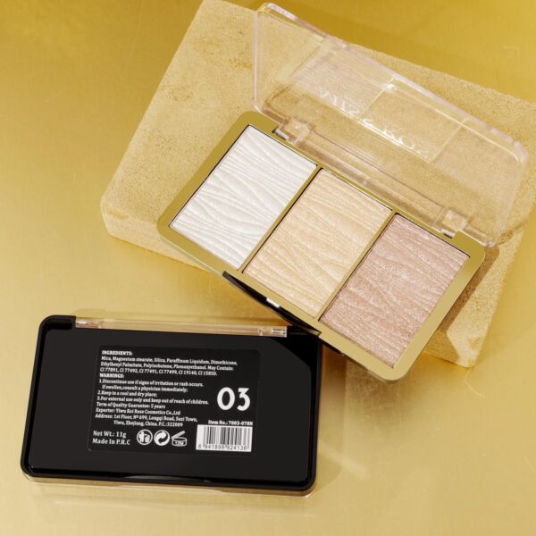 miss rose 3 color hyper real highlighter kit