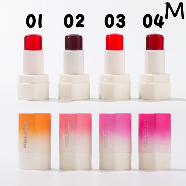 miss rose ice candy cooling jelly blush and cheek tint 4pcs set