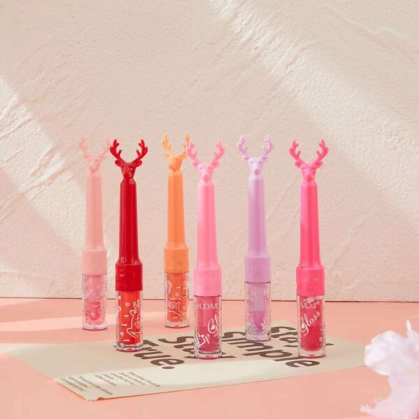 hudamoji makes your magic lip gloss 6pcs set
