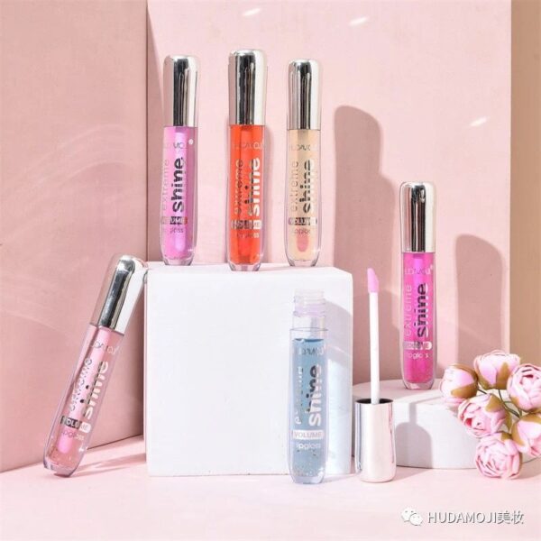 hudamoji shine lip gloss 6pcs set