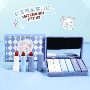 hengfang-soft-bear-mist-lipstick-6-color-set