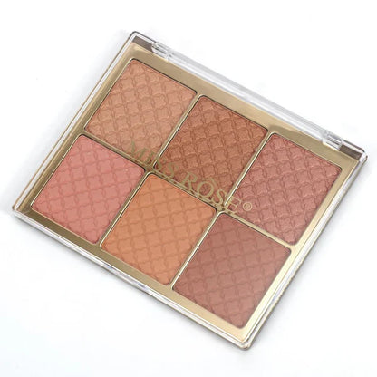 miss rose 6 color square face palette all in one