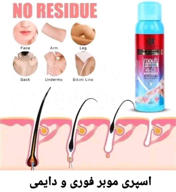 heaven dove hair removal spray