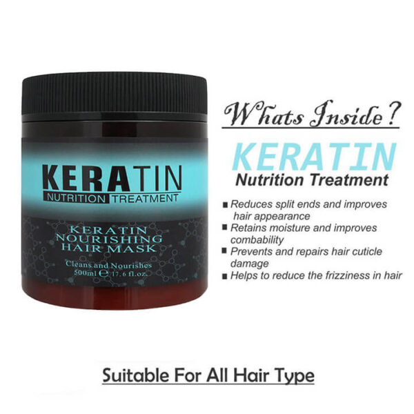 keratin nourishing hair mask 500ml