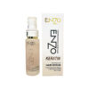 one step hot air brush (dryer + straightener) + enzo professional keratin hair serum + free gift