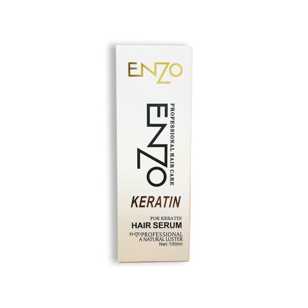 enzo professional keratin hair serum 100ml (creamy base)