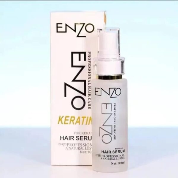 enzo professional keratin hair serum 100ml (creamy base)