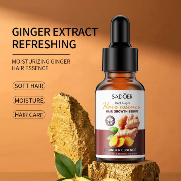 sadoer ginger essence hair growth serum