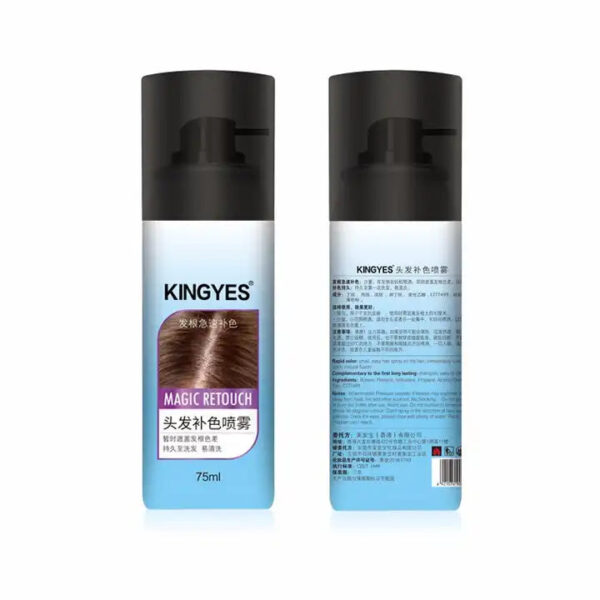 kingyes spary natural hair root color spray