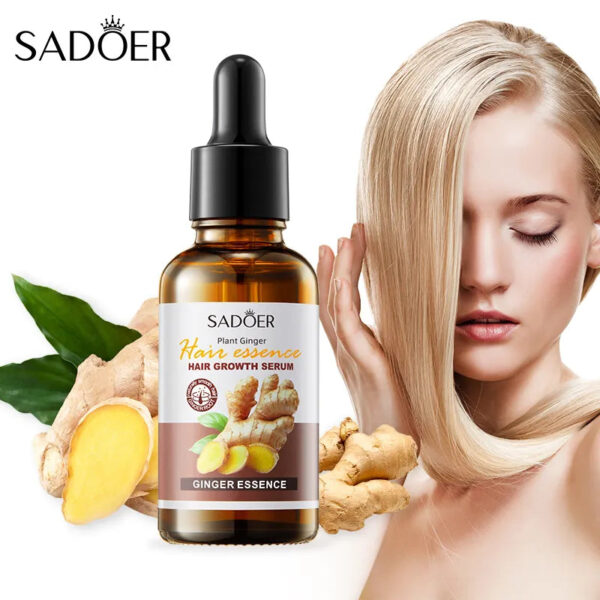 sadoer ginger essence hair growth serum