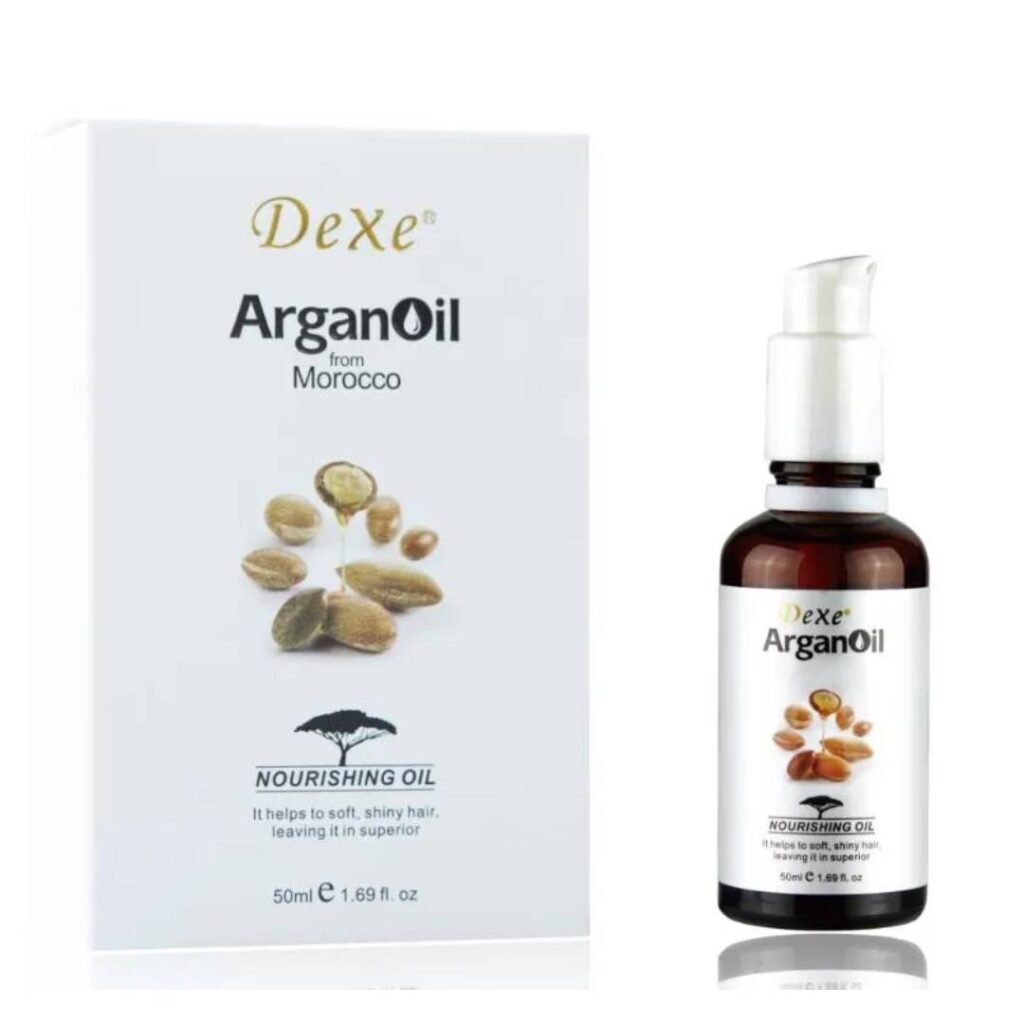 dexe hair care pure argan oil from morocco nourishing oil hair treatment 50ml