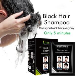 disaar black hair dye shampoo sachet pack of 10pcs