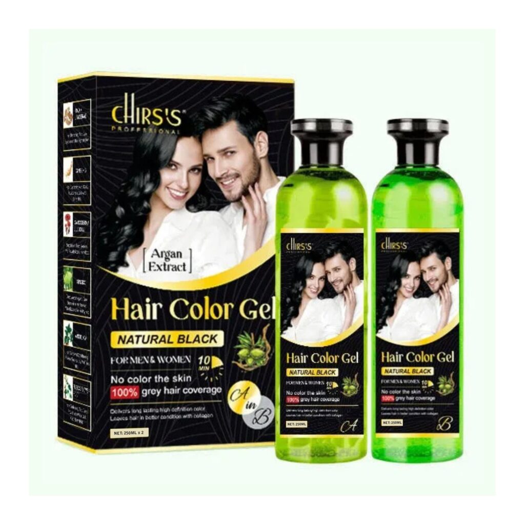 chirss hair colour gel natural black