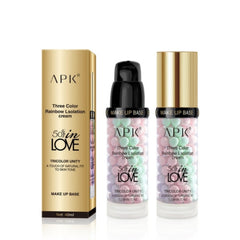 apk in love three color rainbow isolation creammakup base rainbow lsolation cream – 40ml