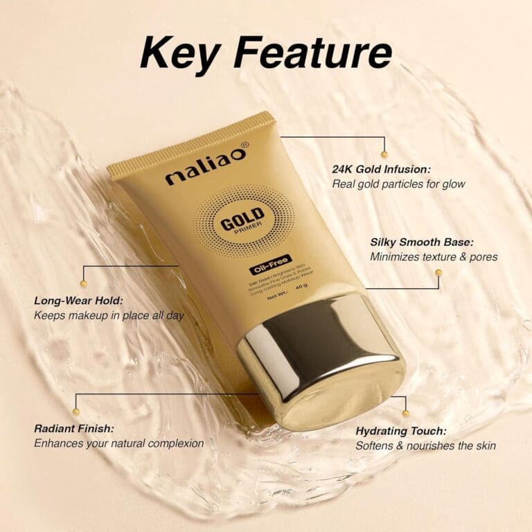 Maliao 24K Gold Gel Oil Free Primer 40 ml Gold (3)