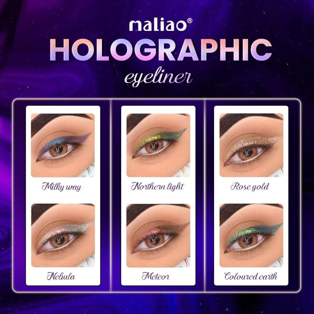 maliao holographic multichrome eyeliner