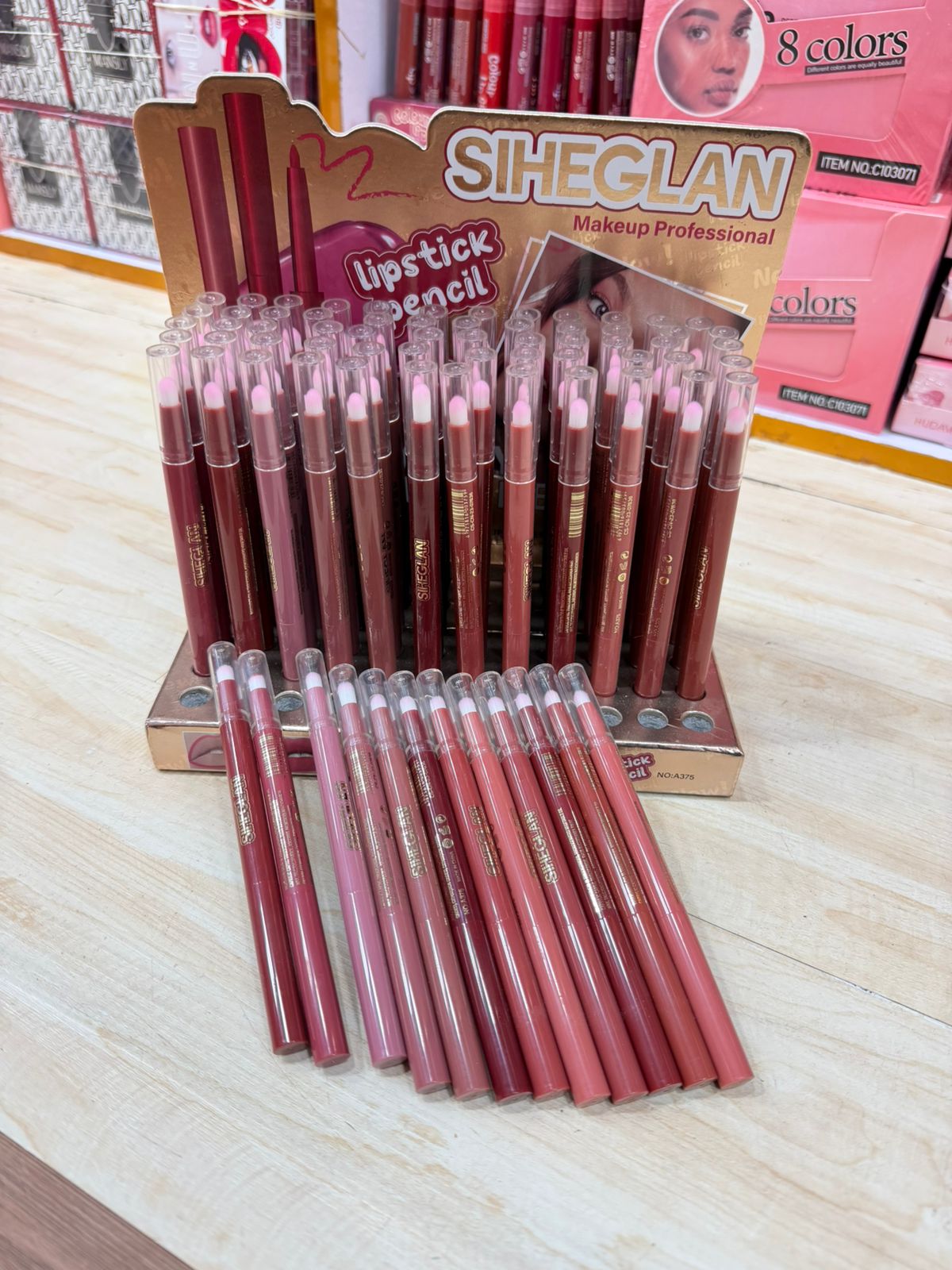 siheglan 12pcs lipstick pencil + smoothing pen siheglan 12pcs lipstick pencil + smoothing pen
