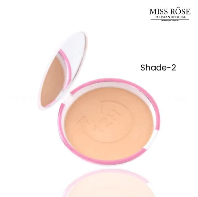 Miss Rose 3D Moisturizing Whitening Two Way Cake (4) Miss Rose Two-way Compact Powder - Image 4
