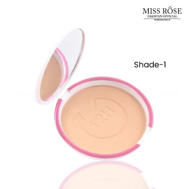 Miss Rose 3D Moisturizing Whitening Two Way Cake (5) Miss Rose Two-way Compact Powder - Image 3