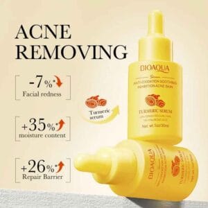 bioaqua turmeric anti oxidation inhibition acne soothing face serum (4)