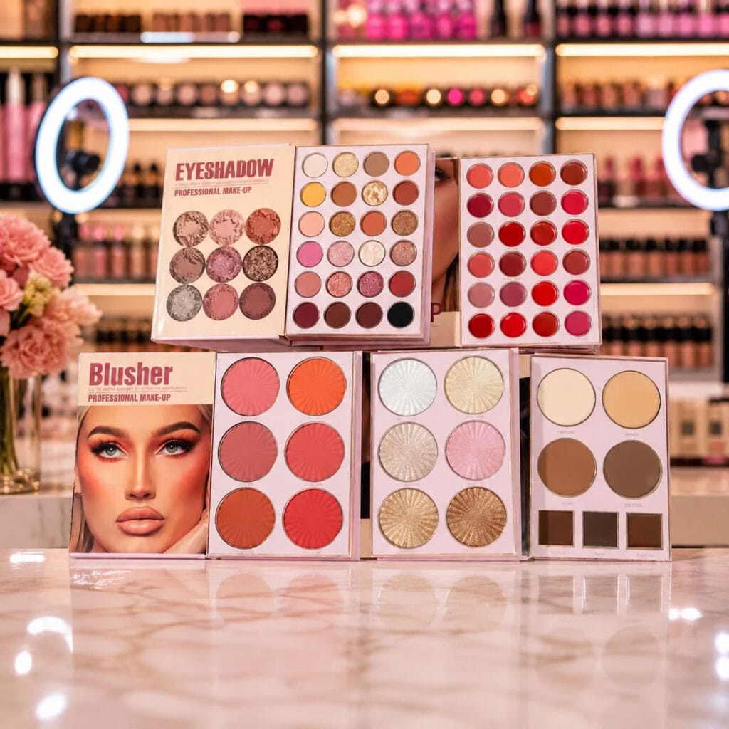 hudamoji 5 pages makeup book palette