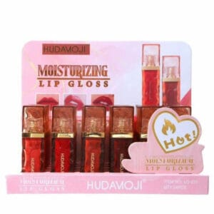 hudamoji-moisturizing-6pcs-lip-gloss-set