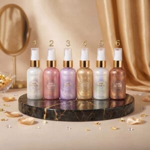 hudamoji shine glow highlighter spray all 6