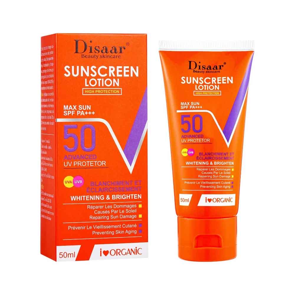disaar sunscreen lotion spf 50 50ml disaar sunscreen lotion spf 50 50ml