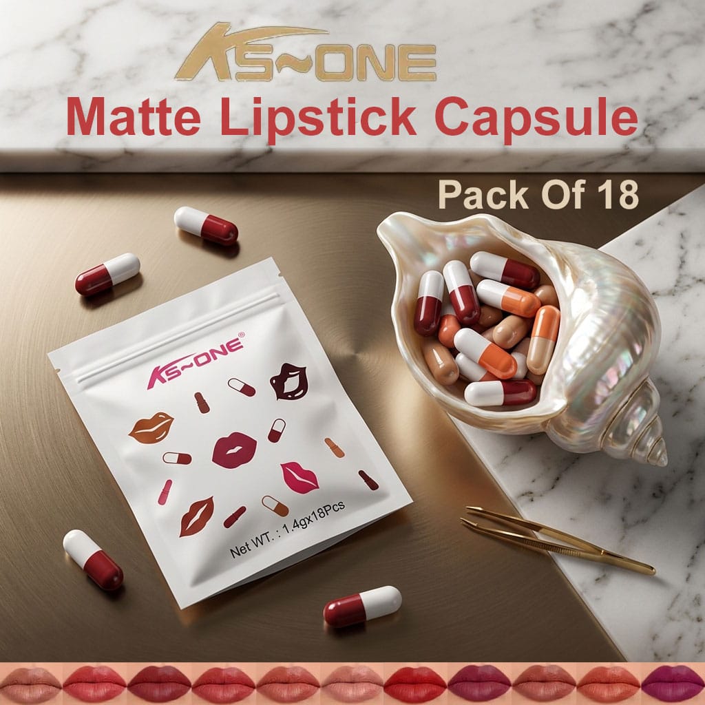 ks~one matte lipstick capsule pack of 18 3 ks~one matte lipstick capsule pack of 18 3