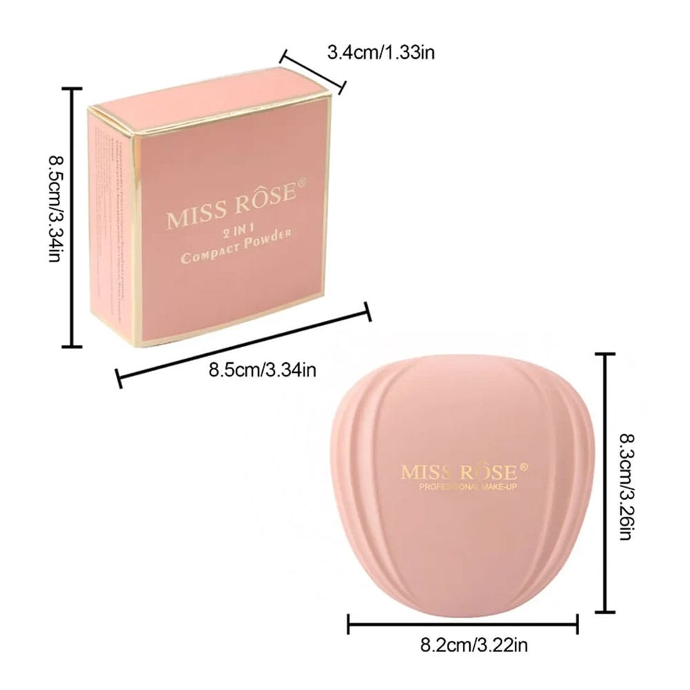 miss rose 2 in 1 compact powder 5 miss rose 2 in 1 compact powder 5