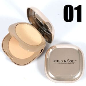miss rose pink metallic mirror dual compact powders1
