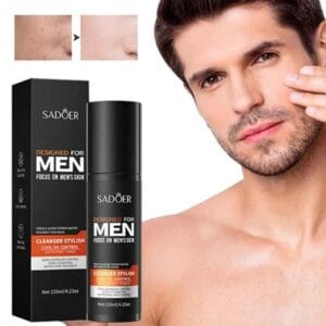 sadoer mens toner moisturizing firming emollient moisturizing water for pores 120ml 6