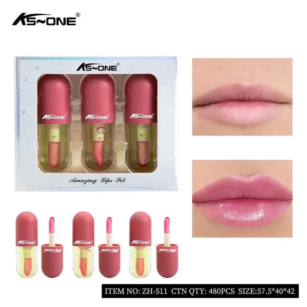 ks one 3 pcs lip oil set 2 ks one 3 pcs lip oil set 2